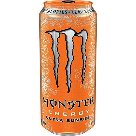 Monster Energy Ultra Energy Drinks 6 - 16oz Cans (Ultra Sunrise)