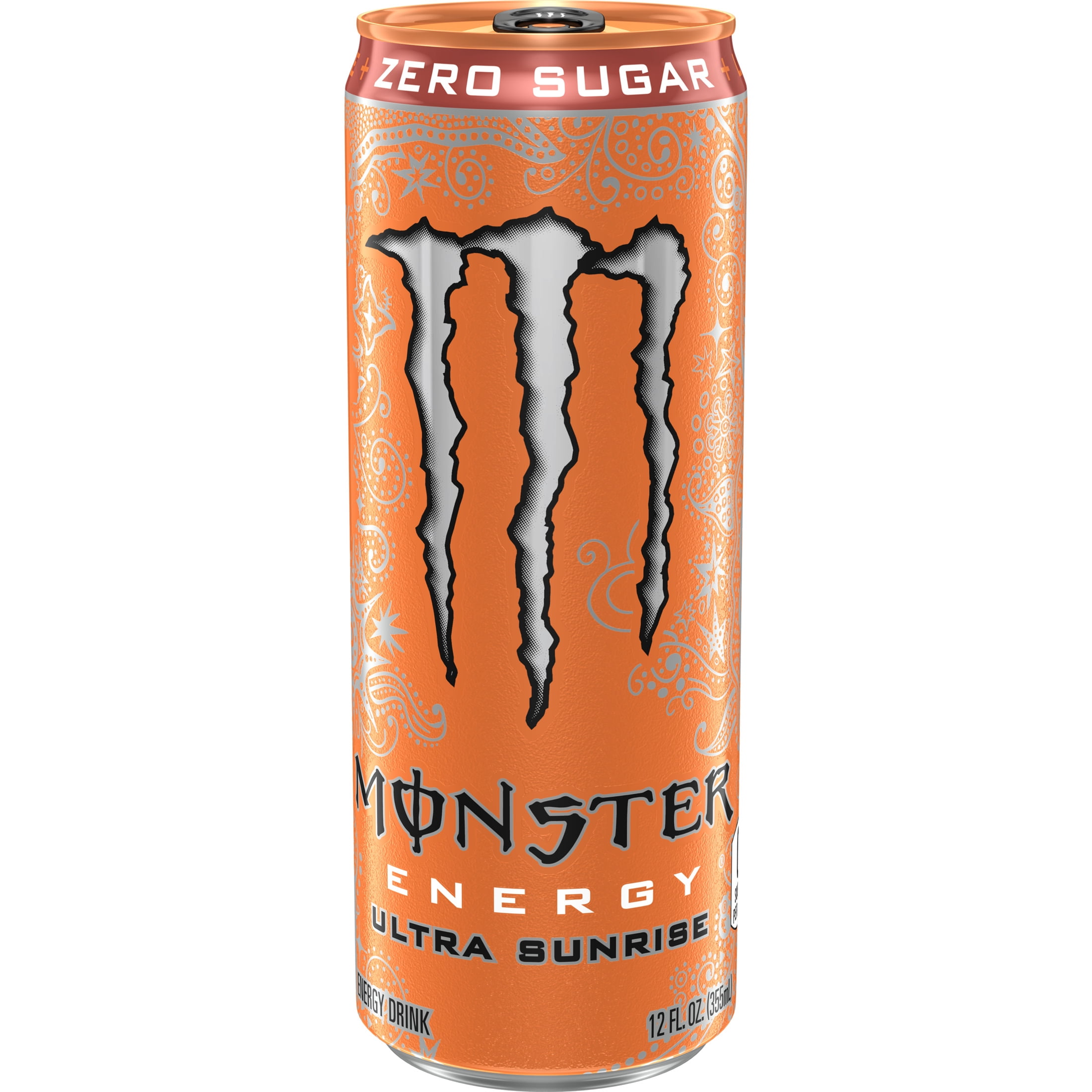Zero Sugar Energy Drink, Sunrise Flavor, 12 oz Can
