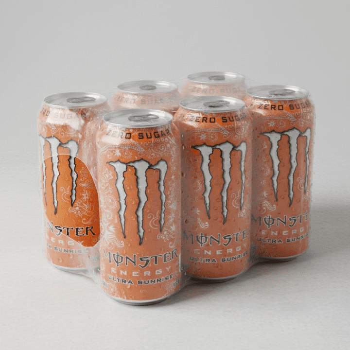Monster Energy Ultra Sunrise, Sugar Free Energy Drink, 16 Fl Oz Cans, Pack of 6