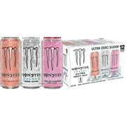 Monster Energy, Ultra VP, Peachy Keen, Strawberry Dreams, Zero Ultra, 12 count, 16 fl oz