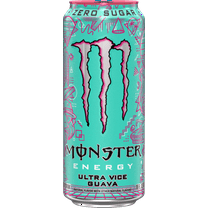 Monster Energy Ultra, Vice Guava, Zero Sugar Energy Drink, 16 fl oz Can