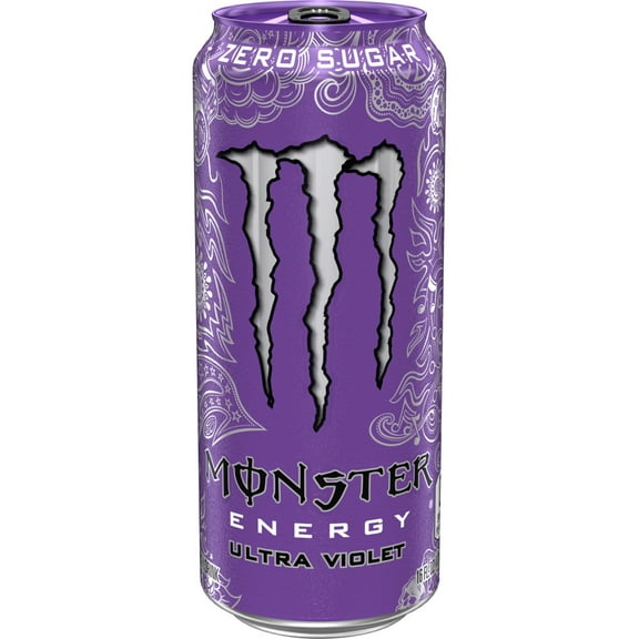 Monster Energy Ultra, Violet, Sugar Free Energy Drink, 16 Fl Oz