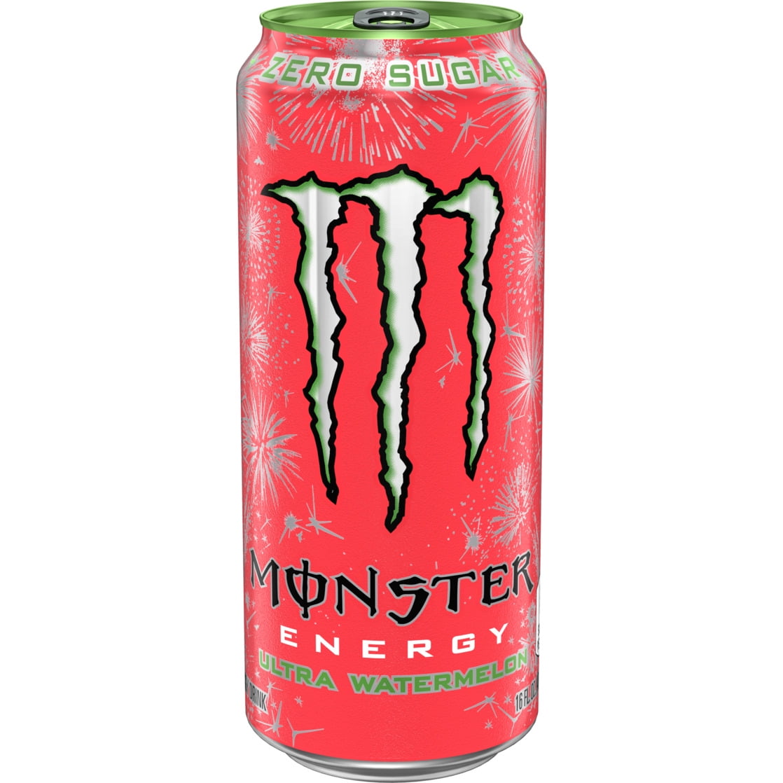 Monster Energy Ultra, Watermelon, Sugar Free Energy Drink, 16 Fl Oz