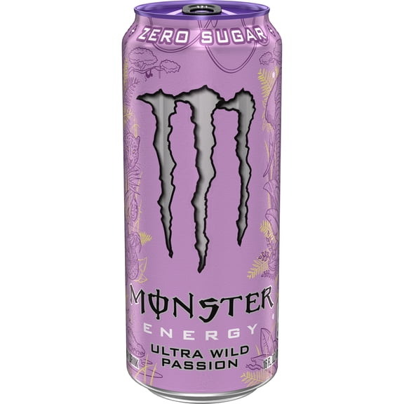 Monster Energy Ultra, Wild Passion, Sugar Free Energy Drink, 16 fl oz