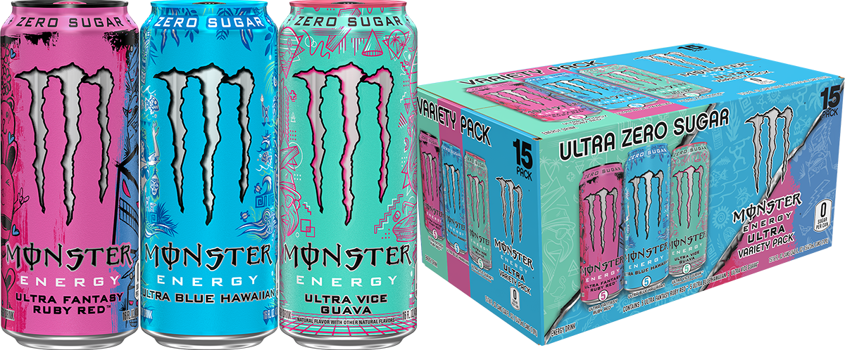 Monster Energy Ultra VP VGBHFRR 15 Pack - 16 Fl Oz