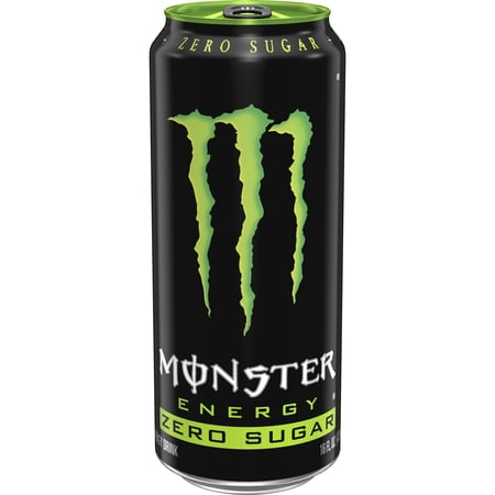 Monster Energy Zero Sugar, Sugar Free Energy Drink, 16 Fl Oz