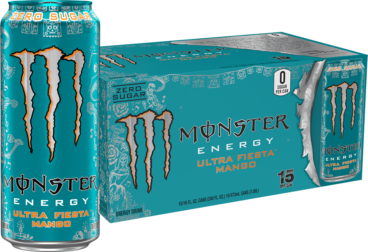 Monster Energy Ultra Fiesta Mango 15 Pack - 16 Fl Oz