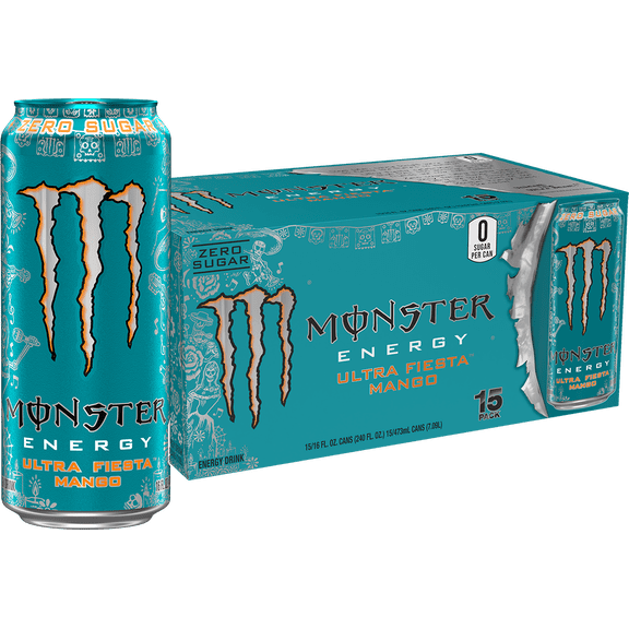 Monster Energy Ultra Fiesta Mango 15 Pack - 16 Fl Oz