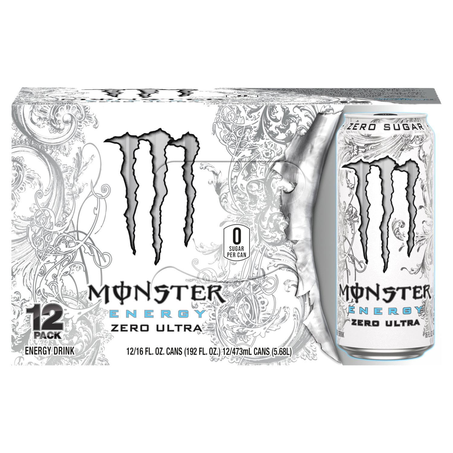 た*べ様 ULTRA ホワイト M Monster Energy Zero Ultra 12Pk. 192 oz - Walmart.com