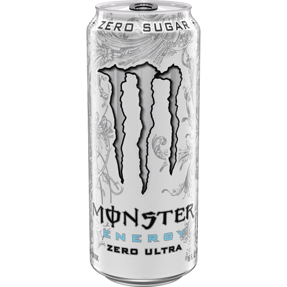Monster Energy, Zero Ultra, Sugar Free Energy Drink, 16 Fl Oz