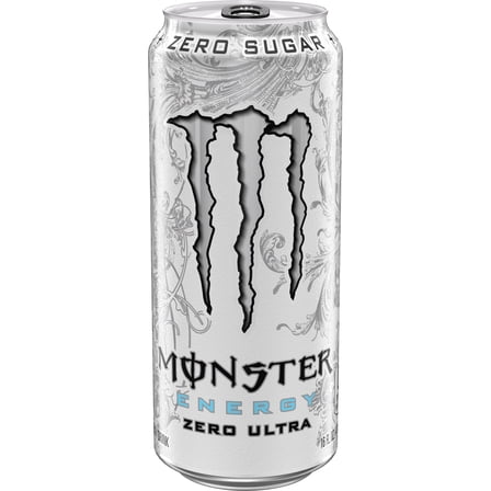 Monster Energy, Zero Ultra, Sugar Free Energy Drink, 16 Fl Oz