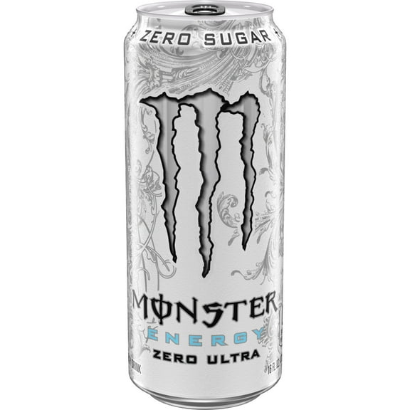 Monster Energy, Zero Ultra, Sugar Free Energy Drink, 16 Fl Oz