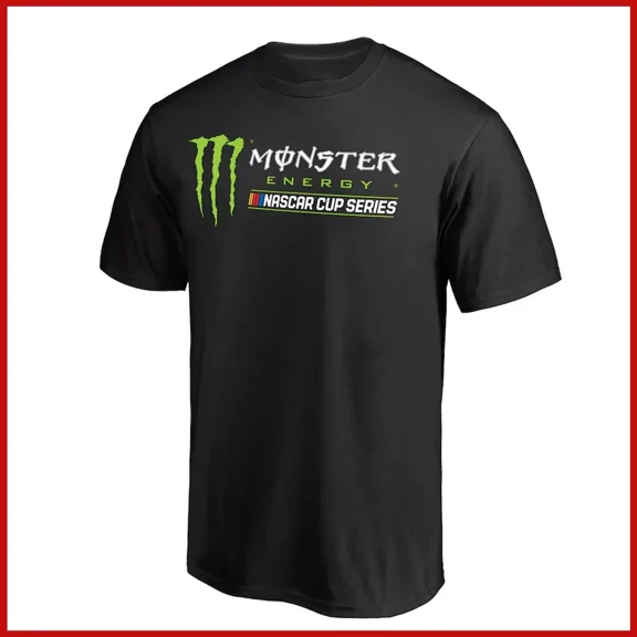 Monster Enrg NASCAR Cup Series T-Shirt All Size Fans Gift,Black Color,Size L