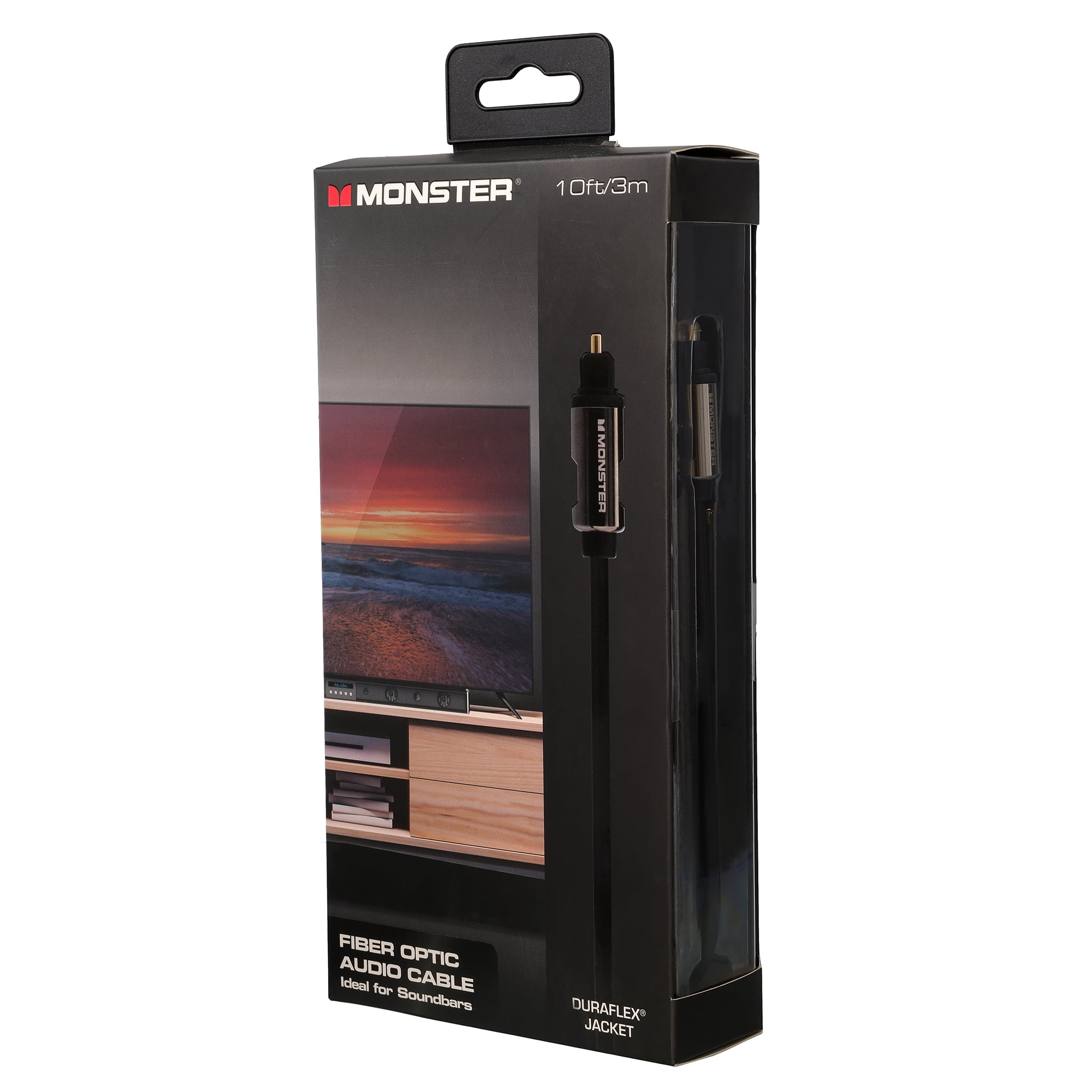 Monster Essentials 10 ft. Fiber Optic Audio Cable