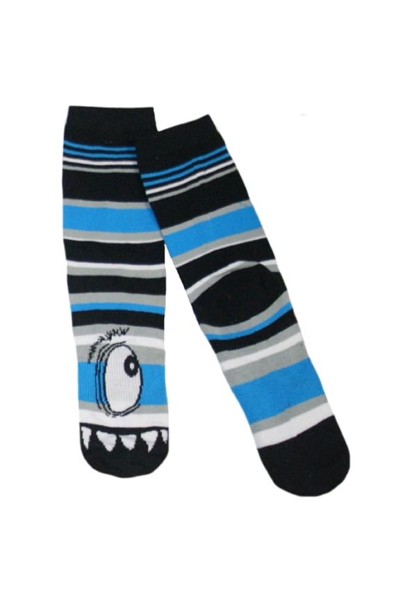 Monster Face Big Boys Boot Socks One Eyed One Size Fits Most (8-20)