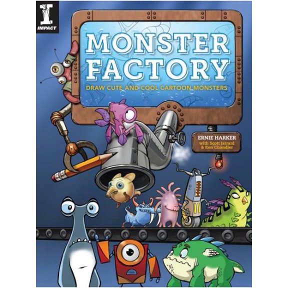 Monster Factory : Draw Cute and Cool Cartoon Monsters (Paperback)