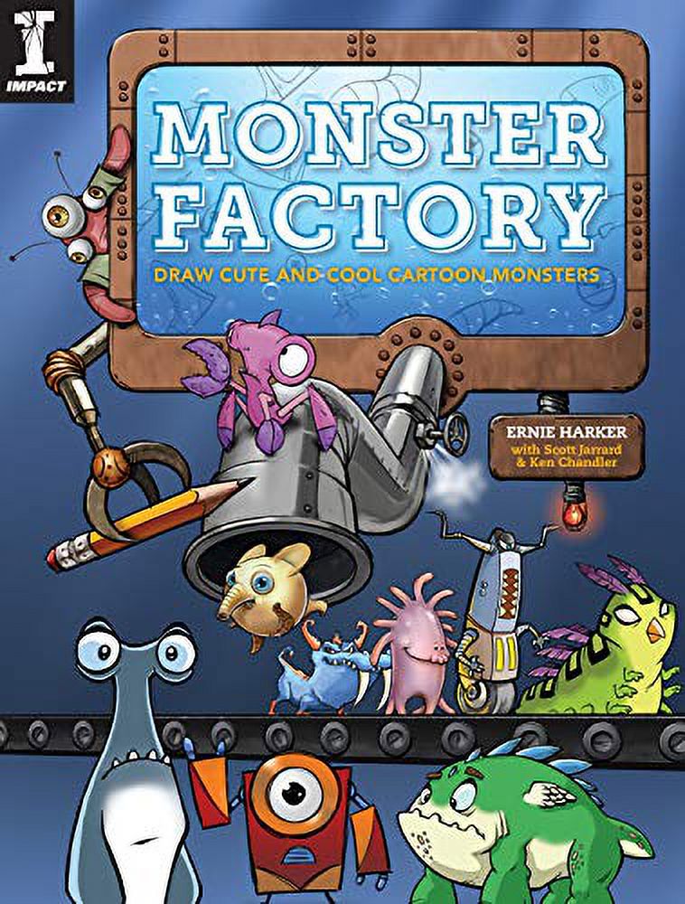 Pre-Owned Monster Factory: Draw Cute and Cool Cartoon Monsters ...