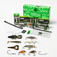 Monster Fishing Tackle Crate with Assorted Bass Lures for Freshwater ...