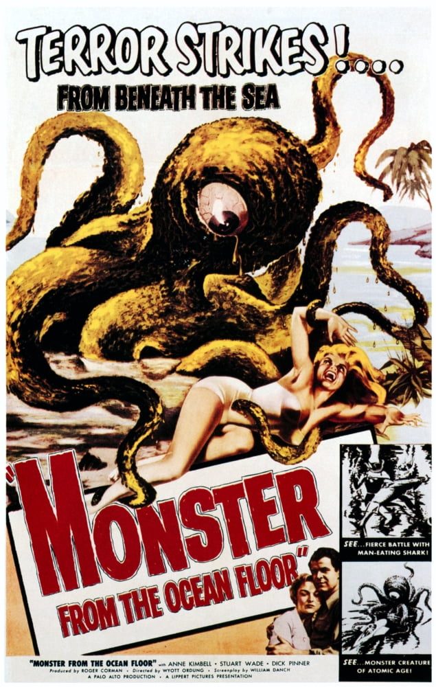 Monster From The Ocean Floor Canvas Art -  (11 x 17)
