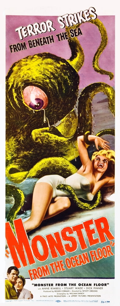 Monster From The Ocean Floor Canvas Art - (11 x 17)