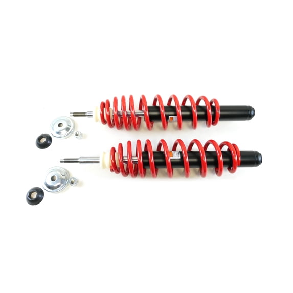 Monster Front Shocks for Polaris Ranger 500, Series 10/11 7041784, Red, Gas-Charged