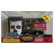 مركبة Monster Garage Mini Radio Control Black Widow RC، باللون الأسود