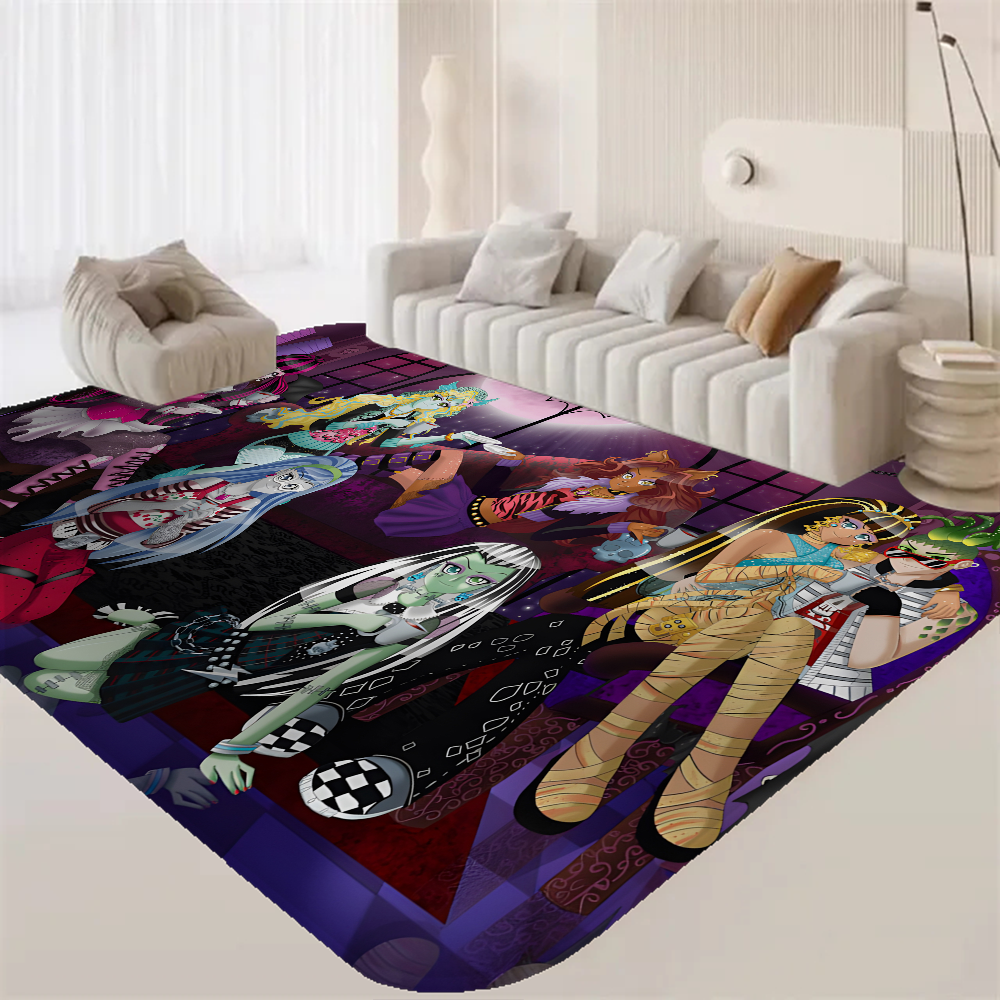 Monter High Rug Monster Girl Rug Anime Carpet Cute Rugs for Bedroom Aesthetic Soft ...