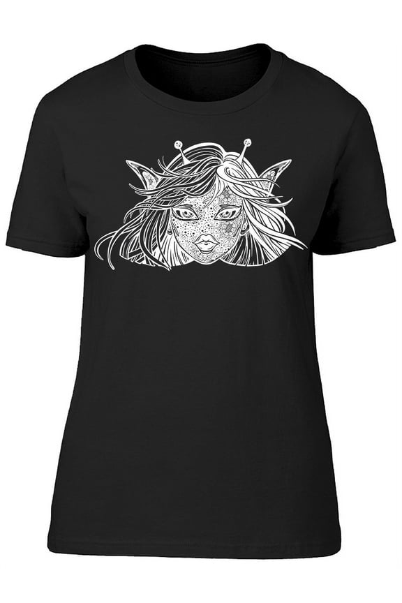 Monster Girl Young Alien T-Shirt Women -Image by Shutterstock, Female Large