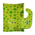 thumbnail image 1 of Monster Green Baby Bib and Burp Cloth, 1 of 1