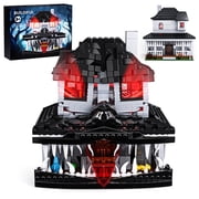 Monster Halloween House Building Block Set Horror Haunted House Model Sets Mansion Architecture Toy Gifts for Adults Kids(750Pcs)
