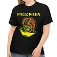 thumbnail image 1 of Monster Halloween TShirts for Women Plus Size 1X 2X 3X 4X 5X Halloween Tees Halloween Costumes for Plus Size Women, 1 of 7