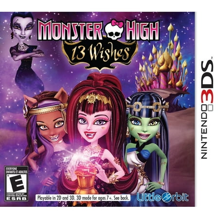 Monster High: 13 Wishes - Nintendo 3DS Videogame