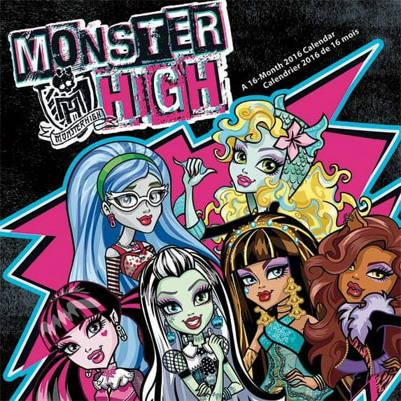 Monster High 2016 Wall Calendar