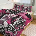 Monster High 3piece Bed Set 1Cover and 2 Pillowcases Sizes Twin, Full