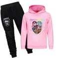 thumbnail image 1 of Monster High 6-13 Year Old Girl Hoodie Set Cartoon Pure Cotton Hoodie Long Sleeve Hoodie+Pants Set, 1 of 2