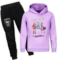 thumbnail image 1 of Monster High 6-13 Year Old Girl Hoodie Set Cartoon Pure Cotton Hoodie Long Sleeve Hoodie+Pants Set, 1 of 2