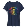 thumbnail image 1 of Monster High - Alumni Crest Pride - LGBT- Women's Short Sleeve Graphic T-Shirt, 1 of 4