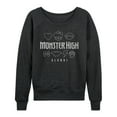 thumbnail image 1 of Monster High - Alumni Dead Luxe - Women's Lightweight French Terry Long Sleeve Shirt, 1 of 5