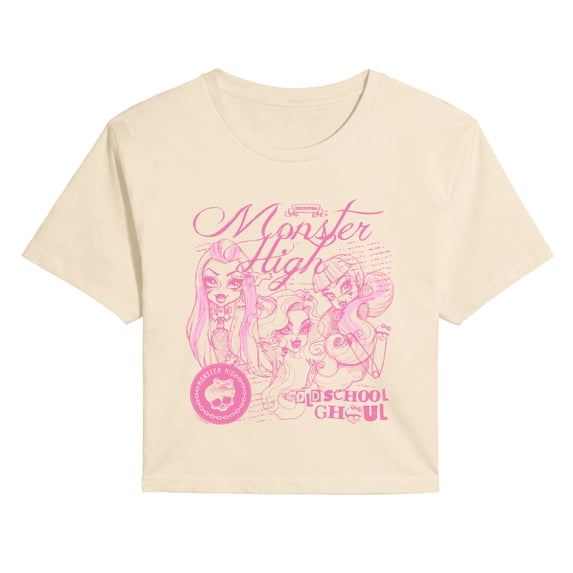 Monster High - Alumni Magazine Cropped Graphic T-Shirt