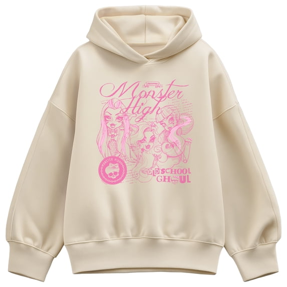 Monster High - Alumni Magazine - Women's Oversized Fleece Hoodie Sweatshirt
