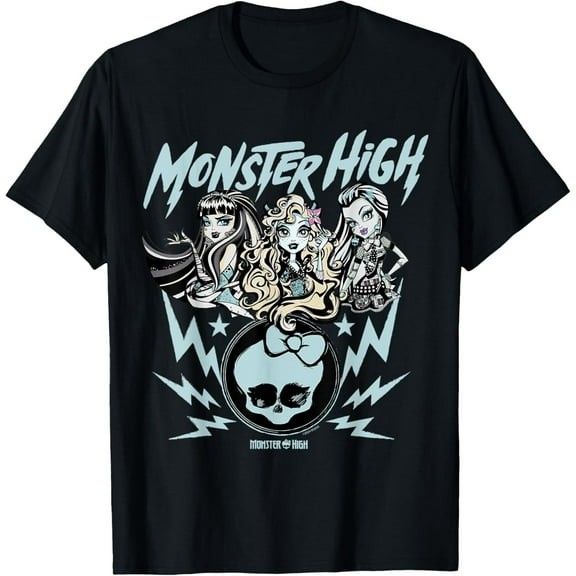 Monster High Alumni - Rock Poster Lagoona Cleo Frankie Stein T-Shirt