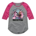 thumbnail image 1 of Monster High - Bestie Big Hug - Toddler & Youth Girls Raglan Graphic T-Shirt, 1 of 5