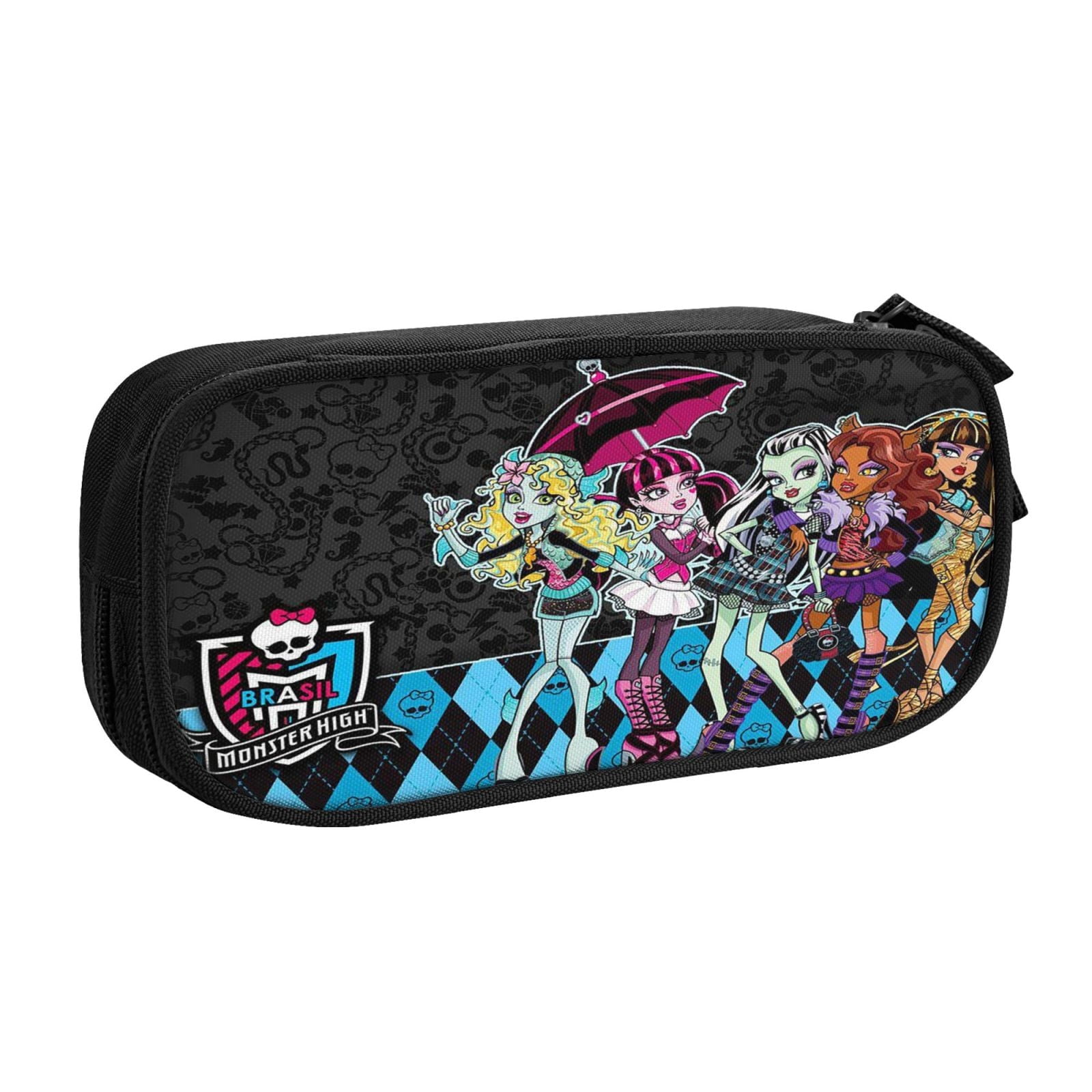 Monster High Big Capacity Pencil Case Bag with Zipper, Aesthetic Pencil ...