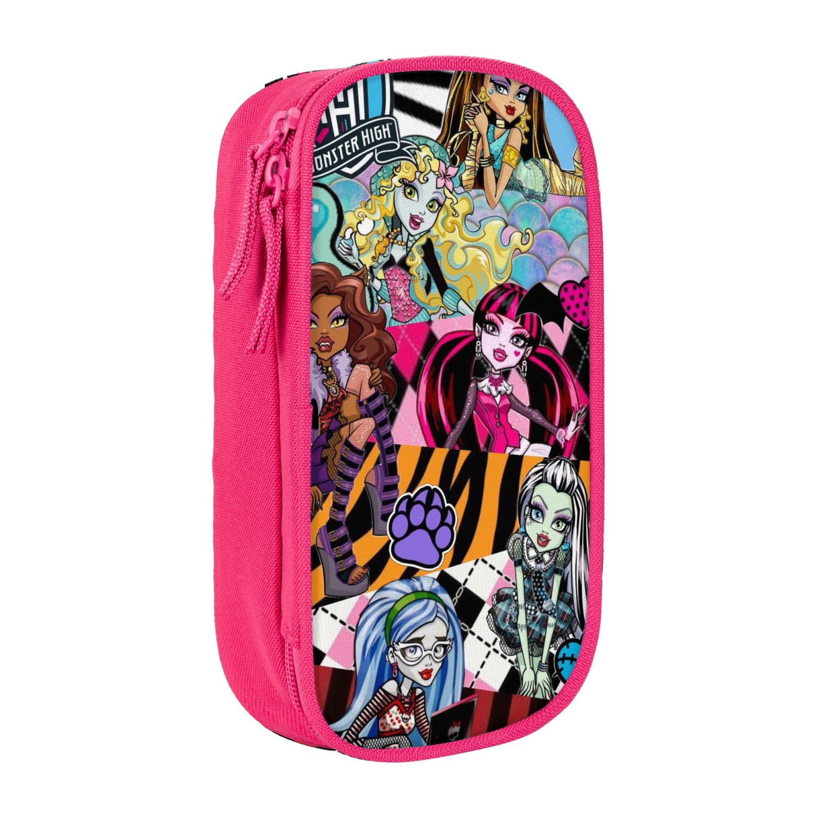 Monster High Big Capacity Pencil Case Bag with Zipper, Aesthetic Pencil ...