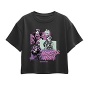 Monster High - Blocks Girls Short Sleeve Boxy Graphic T-Shirt