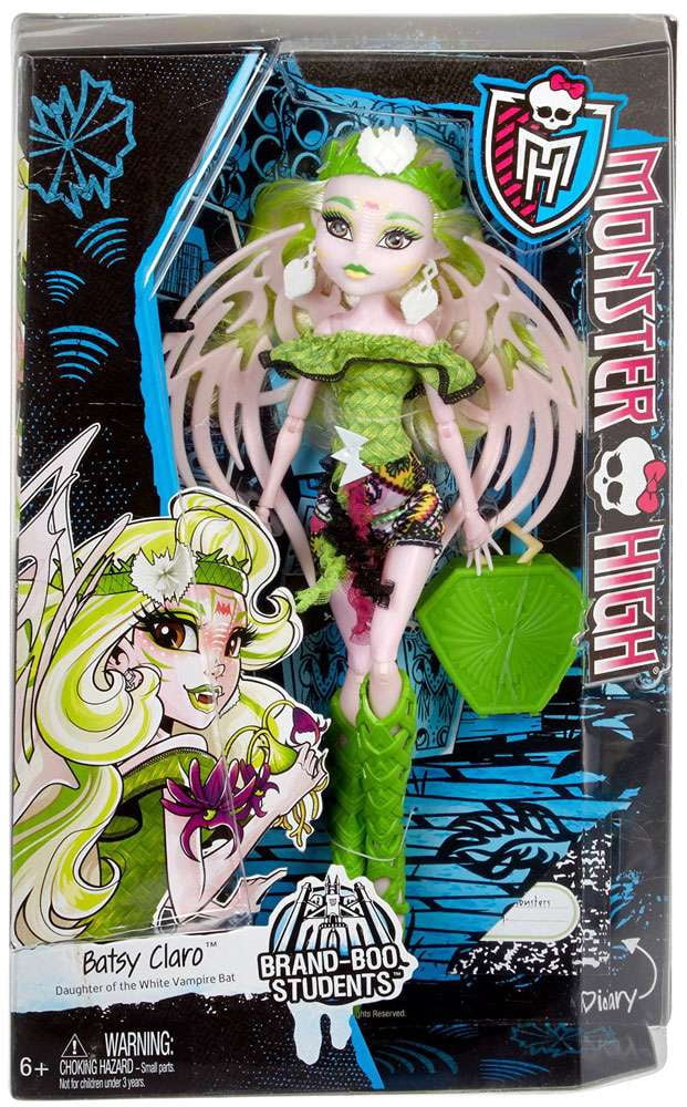 Monster High Brand-Boo Students Batsy Claro Doll