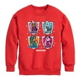 thumbnail image 1 of Monster High - Character Grid - Toddler And Youth Crewneck Fleece Sweatshirt, 1 of 5