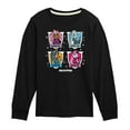 thumbnail image 1 of Monster High - Character Grid - Toddler And Youth Long Sleeve Graphic T-Shirt, 1 of 5