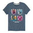 thumbnail image 1 of Monster High - Character Grid - Toddler And Youth Short Sleeve Graphic T-Shirt, 1 of 5