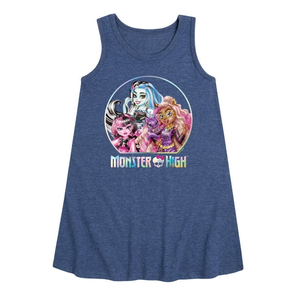 Monster High - Character Image - Toddler & Youth Girls A-line Dress
